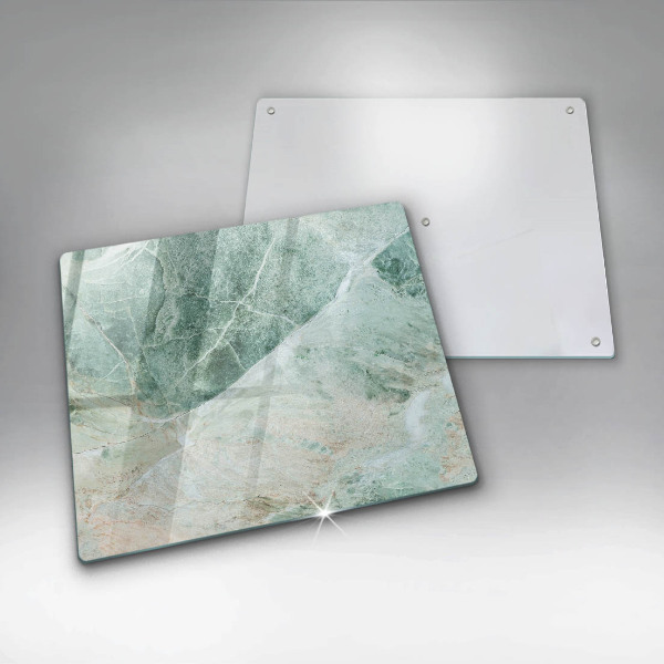 Glas Herdabdeckplatte Steinstruktur