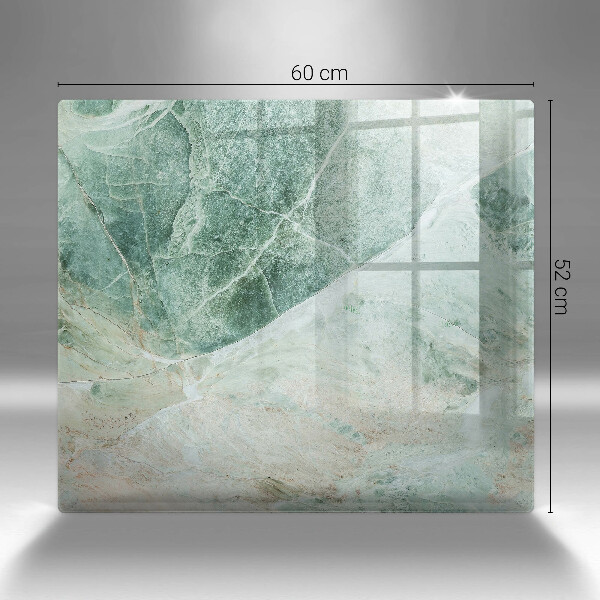 Glas Herdabdeckplatte Steinstruktur