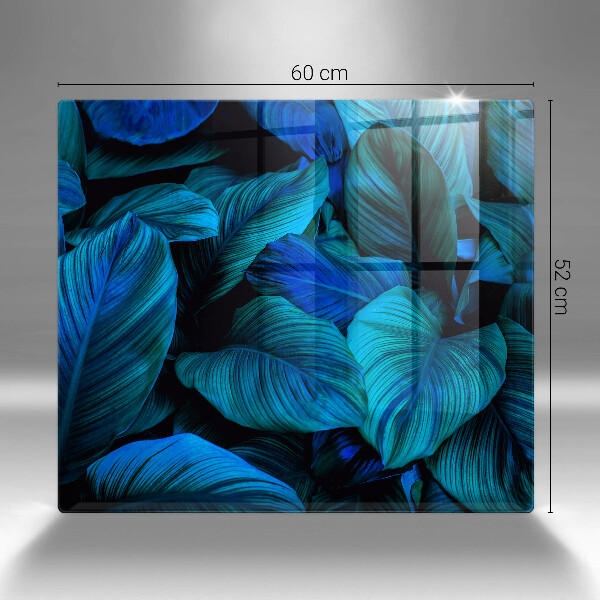 Glas Ceranfeldabdeckung Blätter der Dschungelvegetation
