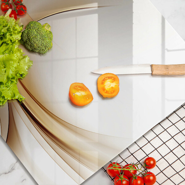 Glas Herdabdeckplatte Abstrakte Formen