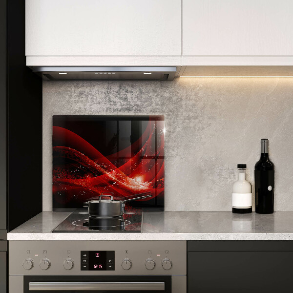 Glas Herdabdeckplatte Moderne Abstraktion