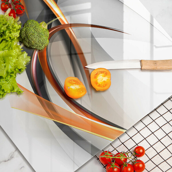 Glas Herdabdeckplatte Moderne Formen