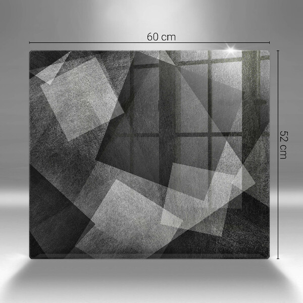 Glas Ceranfeldabdeckung Geometrische Abstraktion