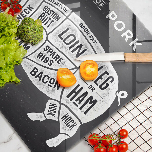 Glas Ceranfeldabdeckung Schweinefleisch Schweinefleisch