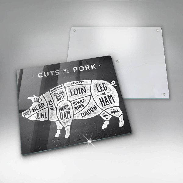 Glas Ceranfeldabdeckung Schweinefleisch Schweinefleisch