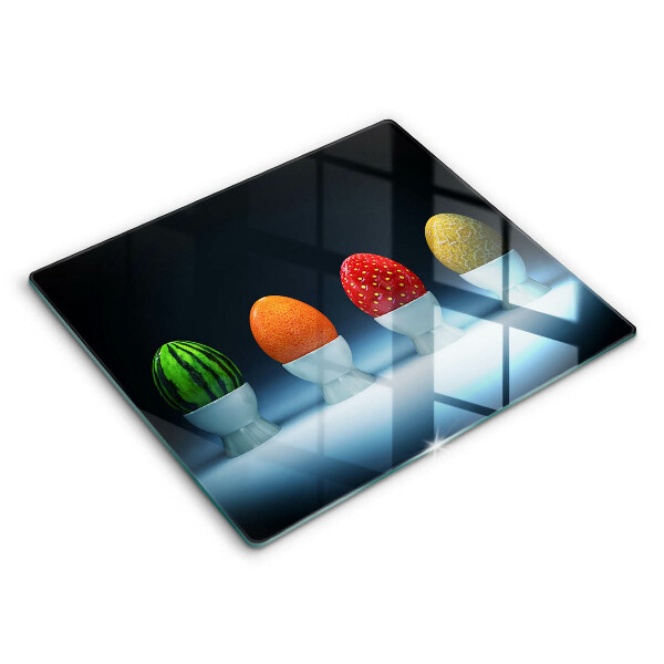 Glas Herdabdeckplatte Abstrakte Fruchteier