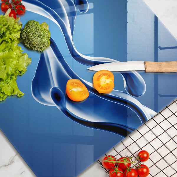 Glas Ceranfeldabdeckung Flüssige Abstraktion