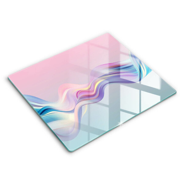 Glas Ceranfeldabdeckung Pastellabstraktion