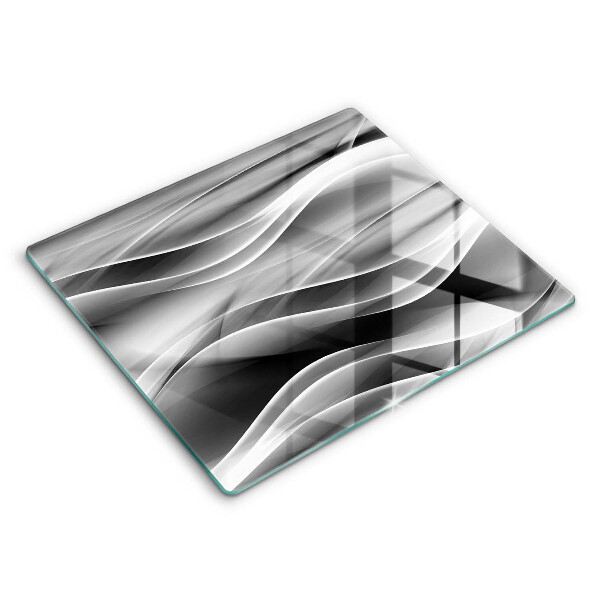 Glas Herdabdeckplatte Abstrakte Rauchlinien
