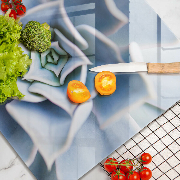 Glas Herdabdeckplatte Blumenpflanze