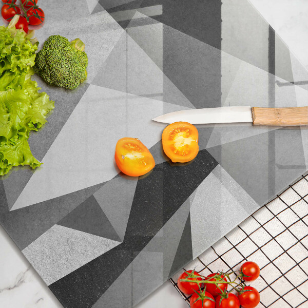 Glas Herdabdeckplatte Konkrete scharfe Abstraktion