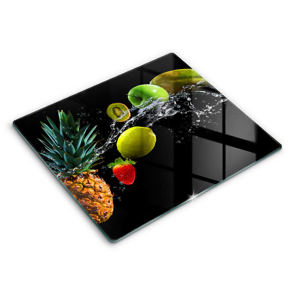 Glas Ceranfeldabdeckung Früchte im Wasser