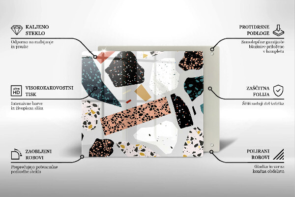 Glas Ceranfeldabdeckung Steingut