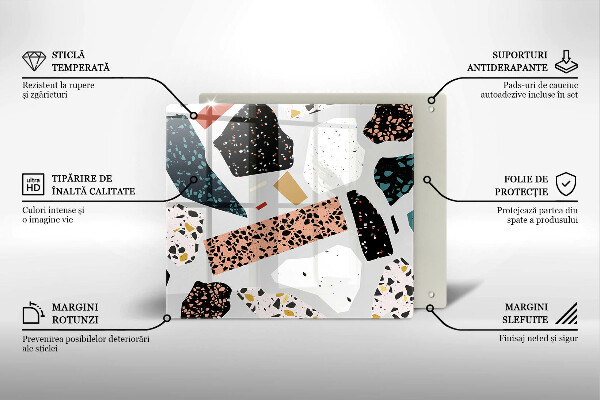 Glas Ceranfeldabdeckung Steingut