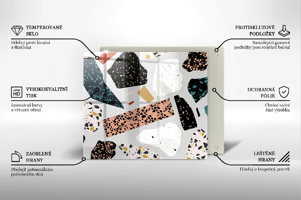 Glas Ceranfeldabdeckung Steingut