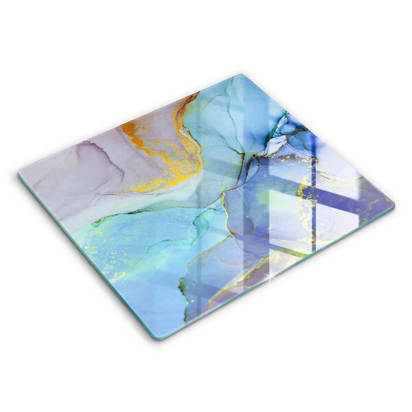 Glas Ceranfeldabdeckung Gebrochener Goldstein