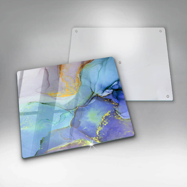 Glas Ceranfeldabdeckung Gebrochener Goldstein