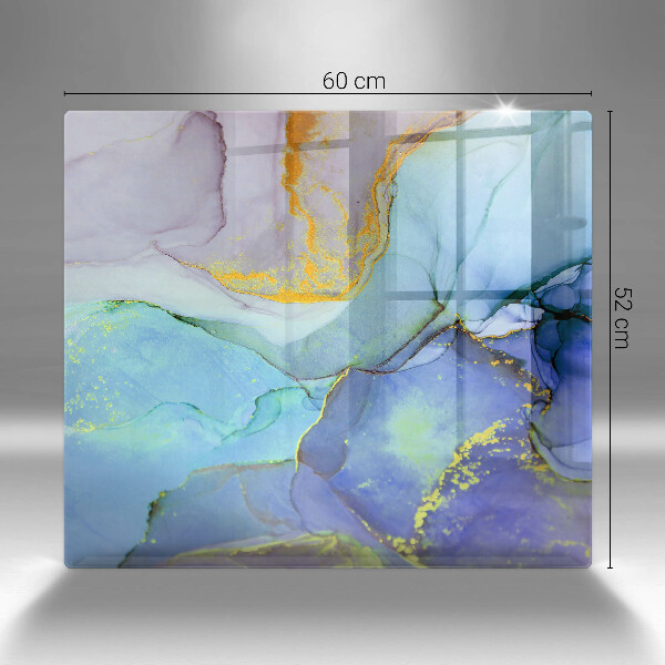 Glas Ceranfeldabdeckung Gebrochener Goldstein