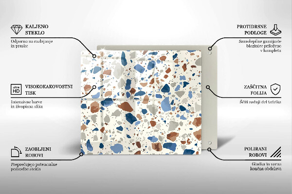 Glas Ceranfeldabdeckung Dekoratives Steinzeug
