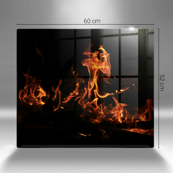 Glas Ceranfeldabdeckung Zünde eine lebendige Flamme an