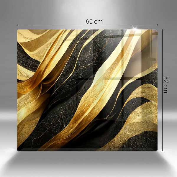 Glas Ceranfeldabdeckung Elegante Abstraktion