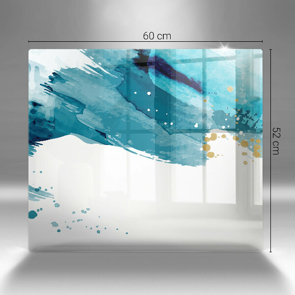 Glas Ceranfeldabdeckung Blaue Flecken