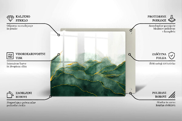 Glas Ceranfeldabdeckung Abstrakte Natur