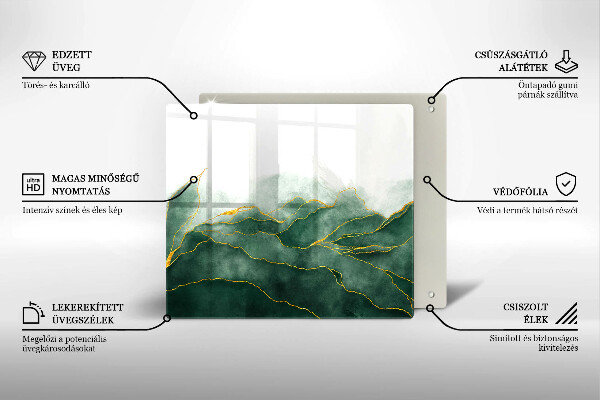 Glas Ceranfeldabdeckung Abstrakte Natur