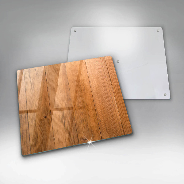 Glas Ceranfeldabdeckung Holzbretter
