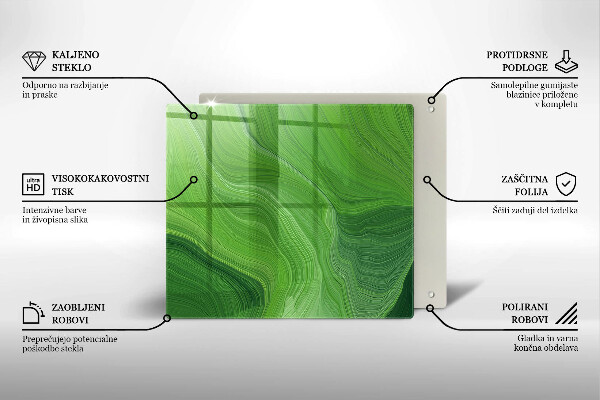 Glas Ceranfeldabdeckung Abstrakte Textur
