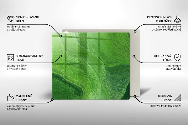 Glas Ceranfeldabdeckung Abstrakte Textur