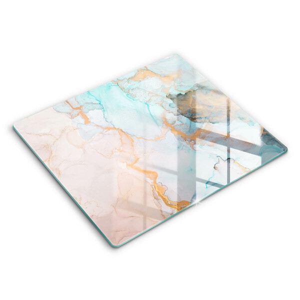 Glas Ceranfeldabdeckung Marmorabstraktion
