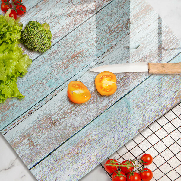 Glas Herdabdeckplatte Alte Vintage-Bretter