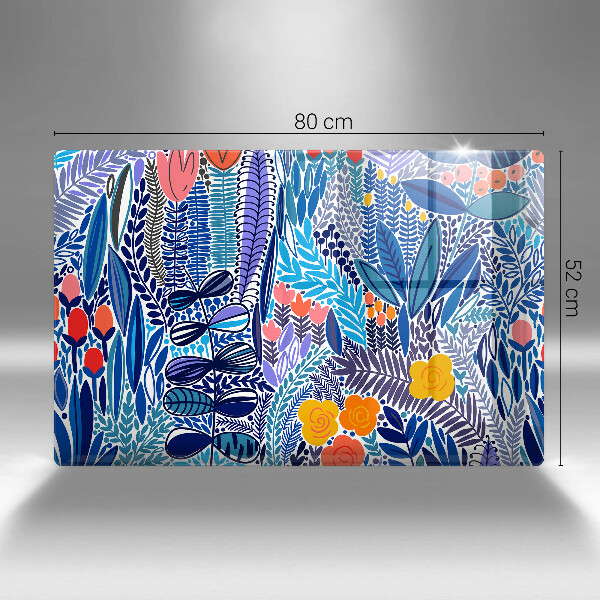 Glas Ceranfeldabdeckung Bemalte Wiese