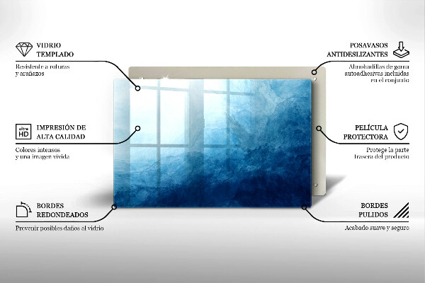 Glas Ceranfeldabdeckung Abstrakter Hintergrund