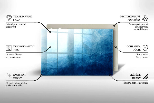 Glas Ceranfeldabdeckung Abstrakter Hintergrund