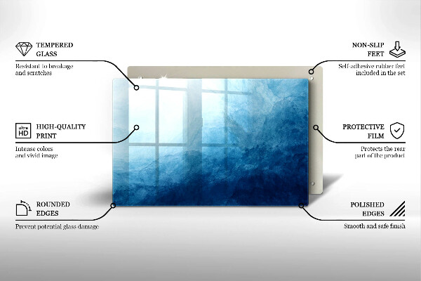 Glas Ceranfeldabdeckung Abstrakter Hintergrund