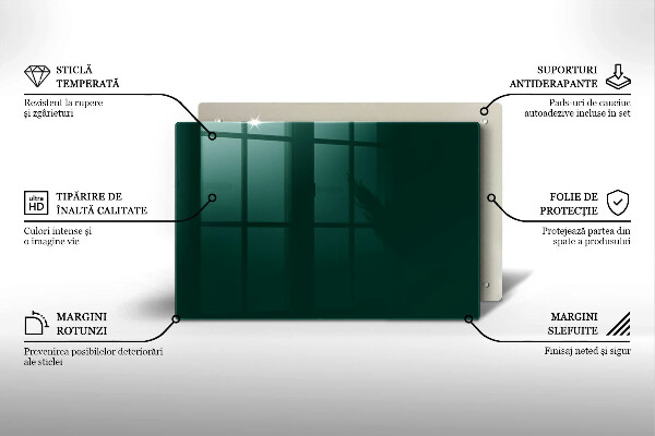 Glas Ceranfeldabdeckung Grüne Farbe
