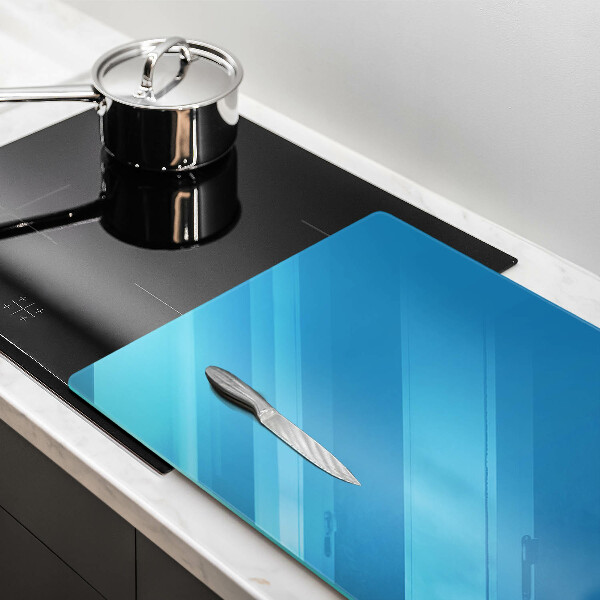 Glas Ceranfeldabdeckung Blaue Farbe