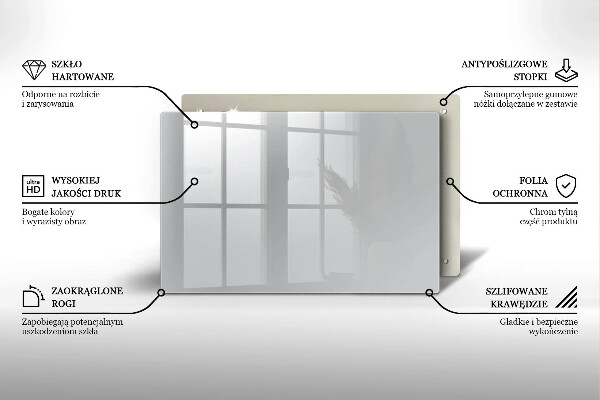 Glas Ceranfeldabdeckung Graue Farbe