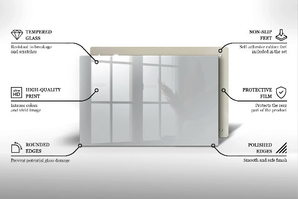 Glas Ceranfeldabdeckung Graue Farbe