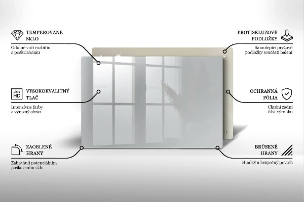 Glas Ceranfeldabdeckung Graue Farbe