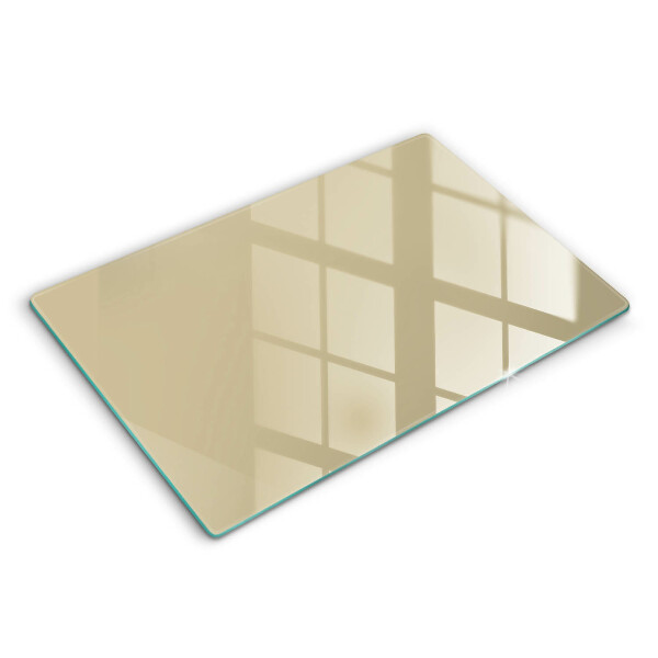 Glas Ceranfeldabdeckung Beige Farbe