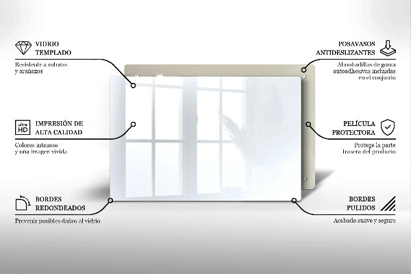 Glas Ceranfeldabdeckung weiße Farbe