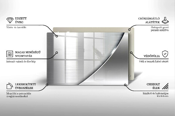 Glas Herdabdeckplatte Metallformen