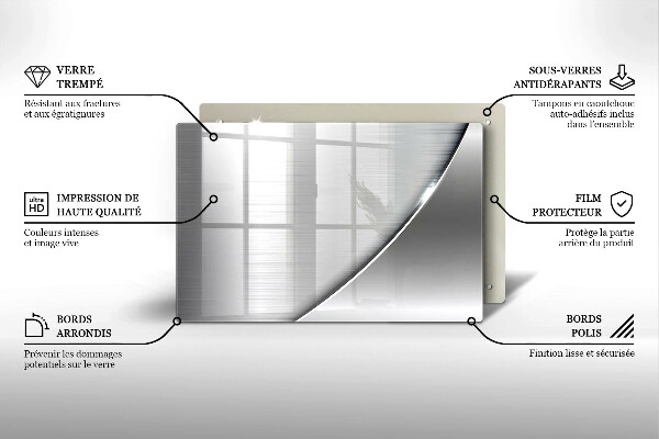 Glas Herdabdeckplatte Metallformen