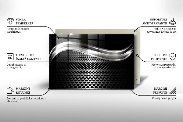 Glas Ceranfeldabdeckung Metallstruktur