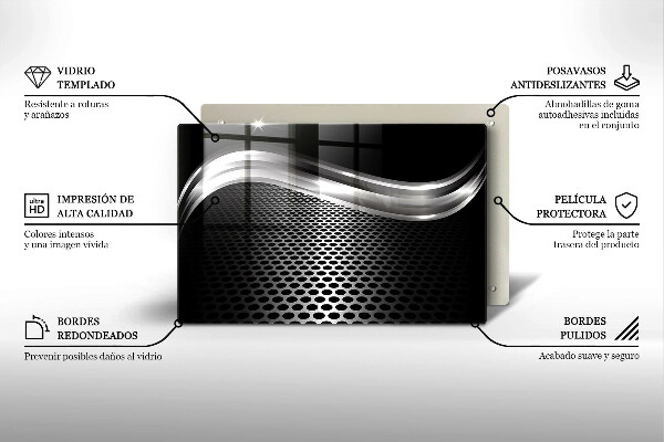Glas Ceranfeldabdeckung Metallstruktur