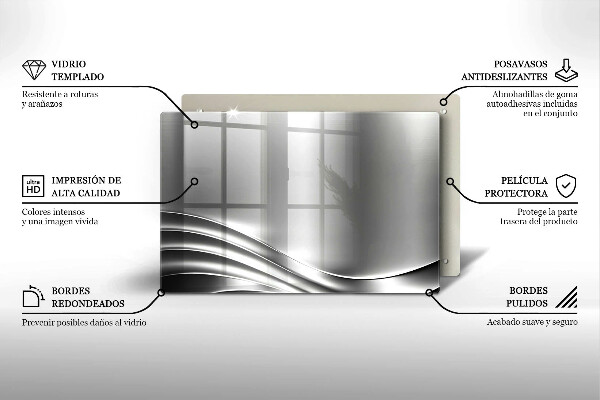 Glas Ceranfeldabdeckung Metallstruktur