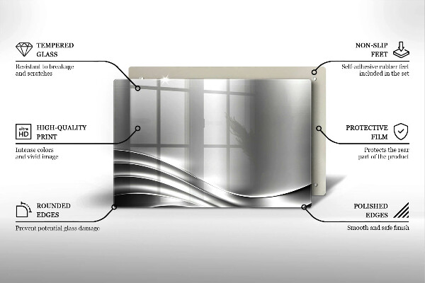 Glas Ceranfeldabdeckung Metallstruktur